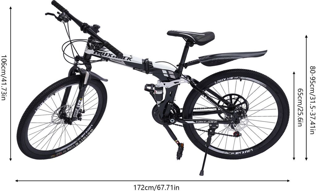 Horské kolo 26 palců MTB 21 rychlostí Skládací kola Obrázek produktu 5