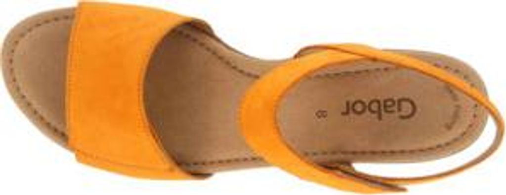 Gabor Sandaletten in Übergrößen Gelb 44.552.13 große Damenschuhe