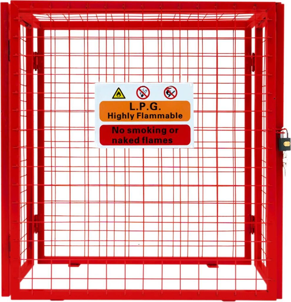 Szafka na butle gazowe 90 cm x 80 cm x 43 cm, składana, z Zdjęcie produktu 