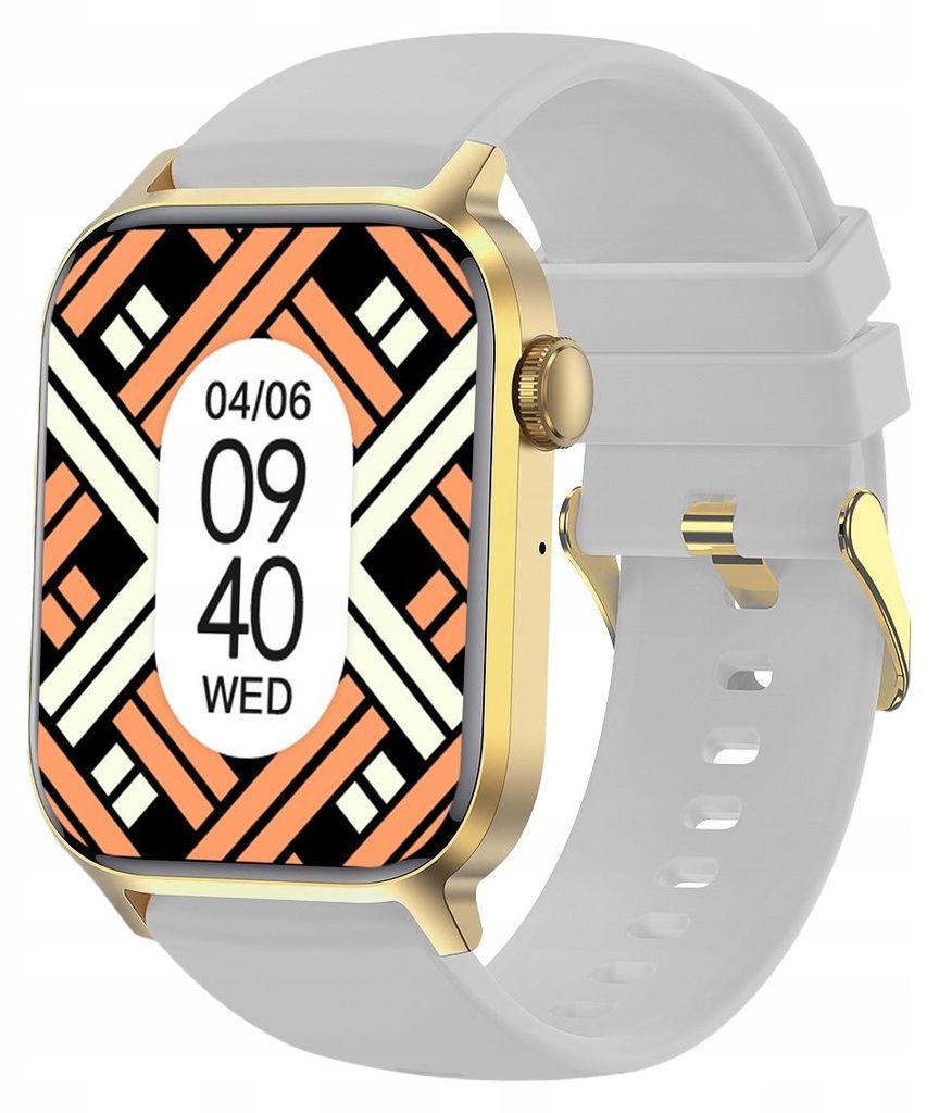 Kiano Watch GO Smartwatch AMOLED 1.91" Bluetooth Anrufe Produktbild 