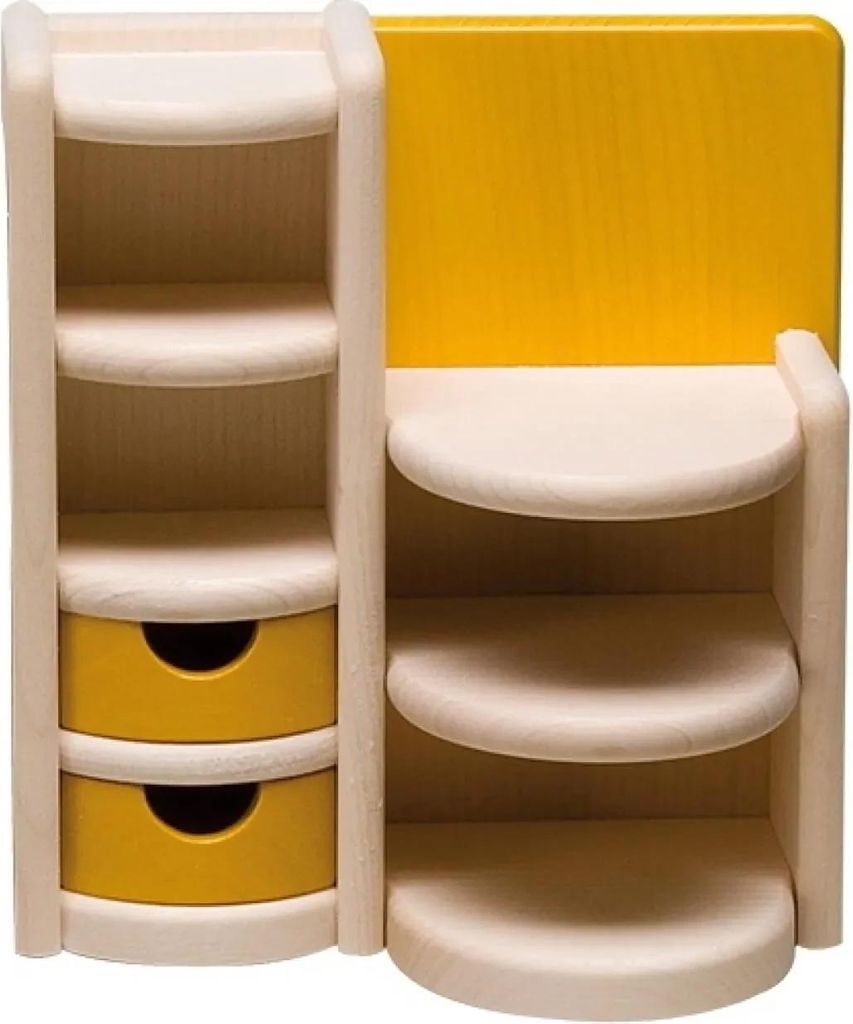 Puppenhausmöbel Wohnzimmer Filius, Wohnzimmerschrank