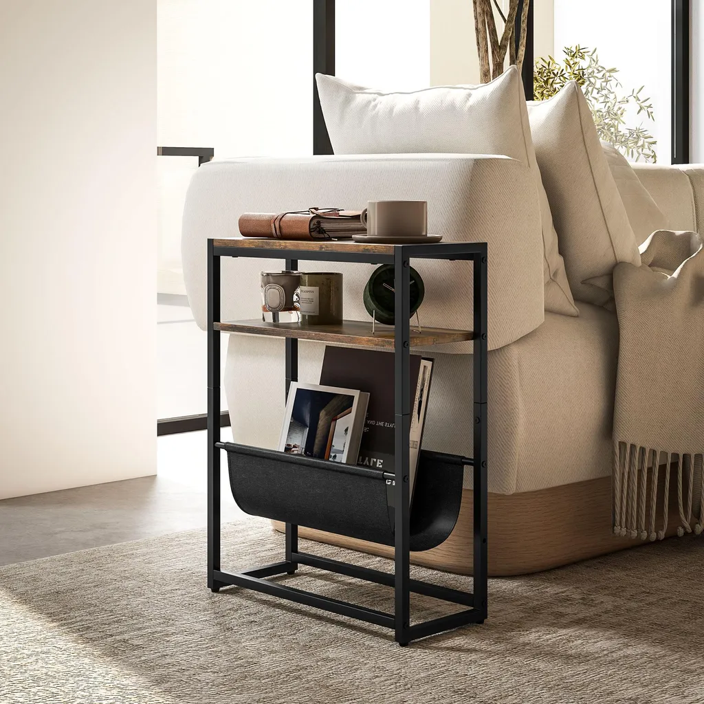 Table d'entrée étroite pour ranger vos magazines et optimiser l'espace
