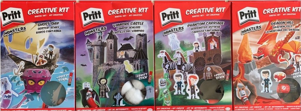 Pritt Basteln Set Stick inkl. Kleber Klebestick Kreativsets Produktbild 
