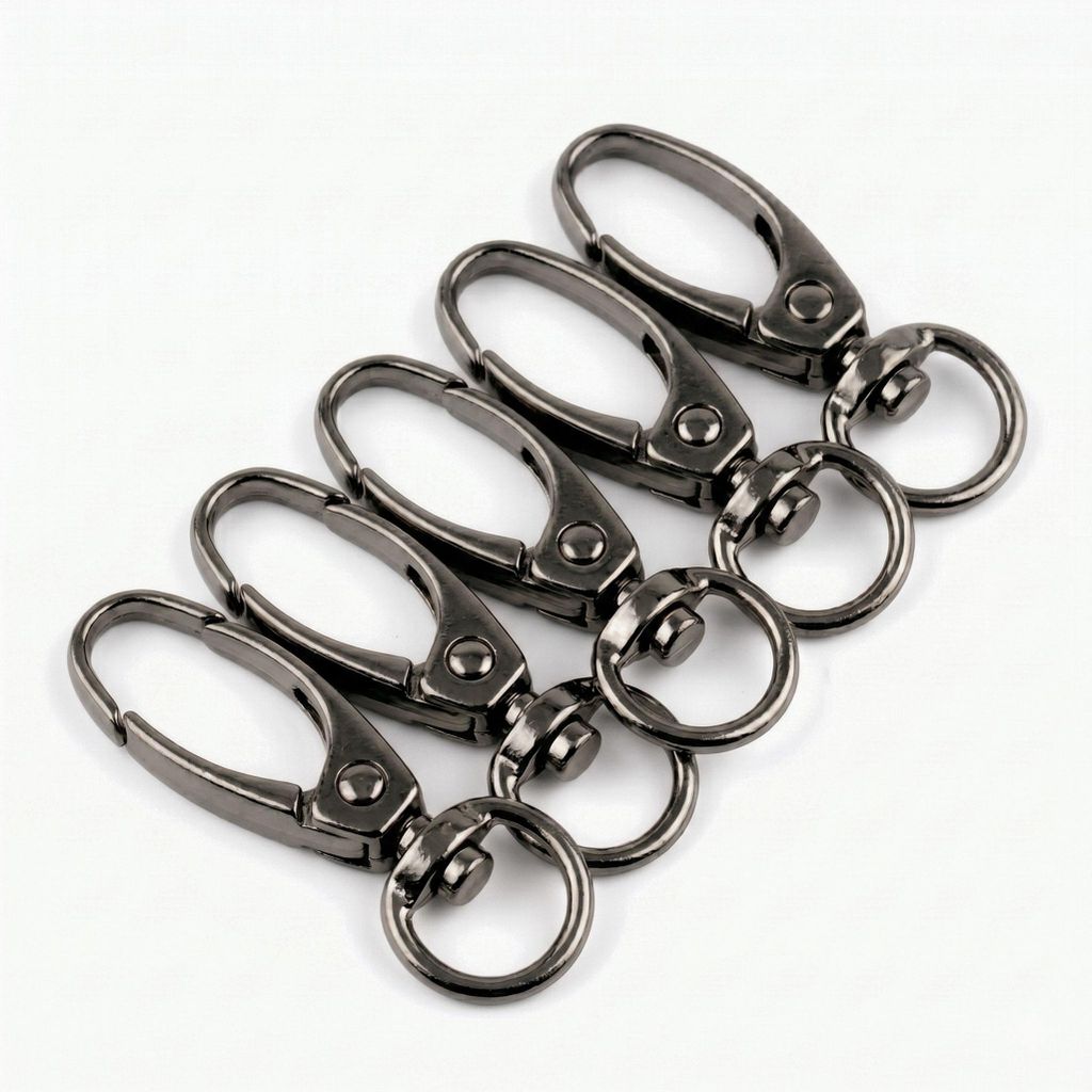 5 Karabiner Karabinerhaken Taschenkarabiner Größen Farbwahl Gurtband Hundeleinen