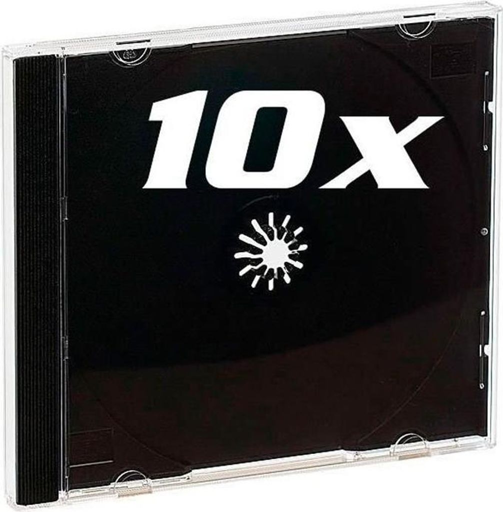 10 Doppel-CD-Aufbewahrungshüllen – Schwarz