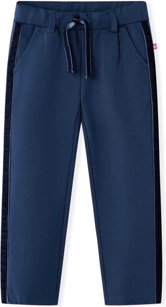 Kinderhose mit Schwarzen Zierleisten Marineblau 104 Produktbild 