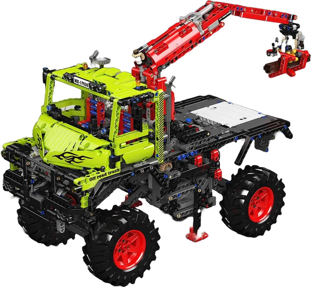 Construisez votre Camion Unimog 17038 Mould King pour Collection Technique
