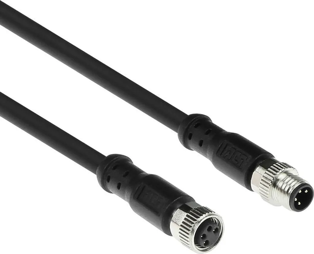 Prolunga M8 4 Pin 1.5m ACT Industrial - Cavo Schermato TPE SC310