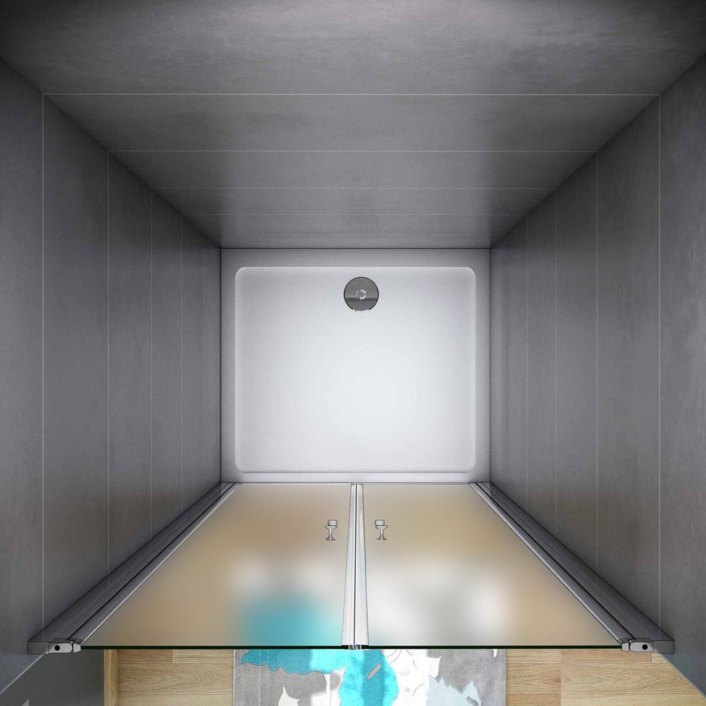 90x195cm Duschkabine Duschabtrennung Nischentür Dusche Produktbild 6