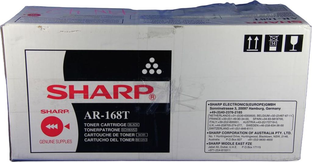 Sharp AR-168T Tonerkartusche Schwarz 8.000 Seiten für Sharp AR-150/AR-151/AR-152