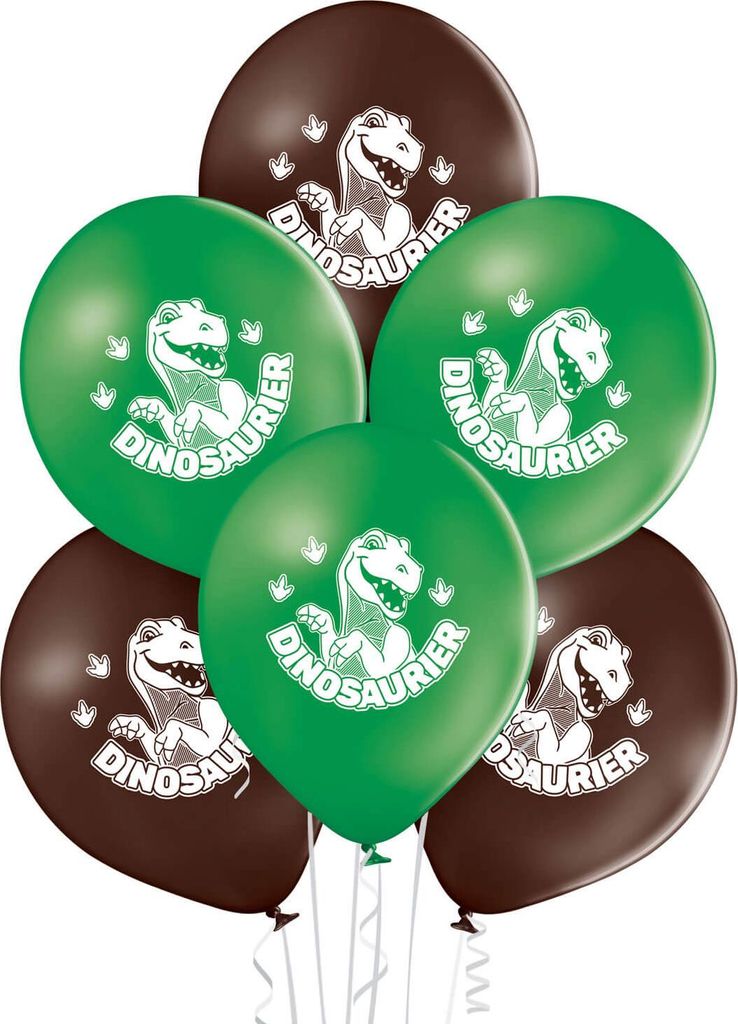 Latexballons 25er Pack Dinosaurier Produktbild 