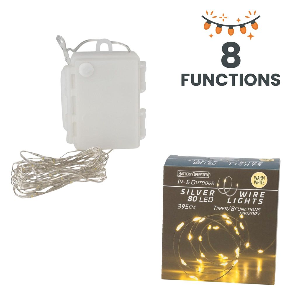 LED Lichterkette warmweiß 795 cm 160 LEDs Deko Beleuchtung Produktbild 