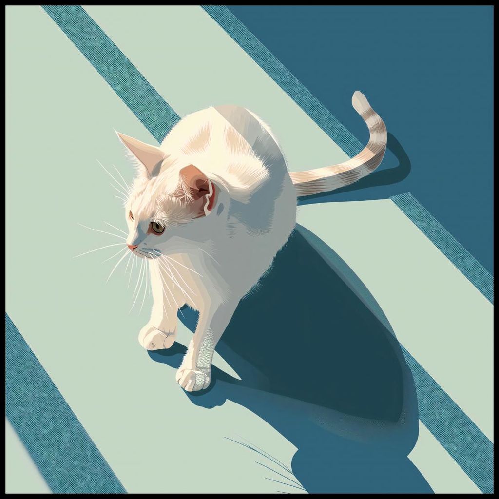 Plakat 90x90cm Katzenpersona