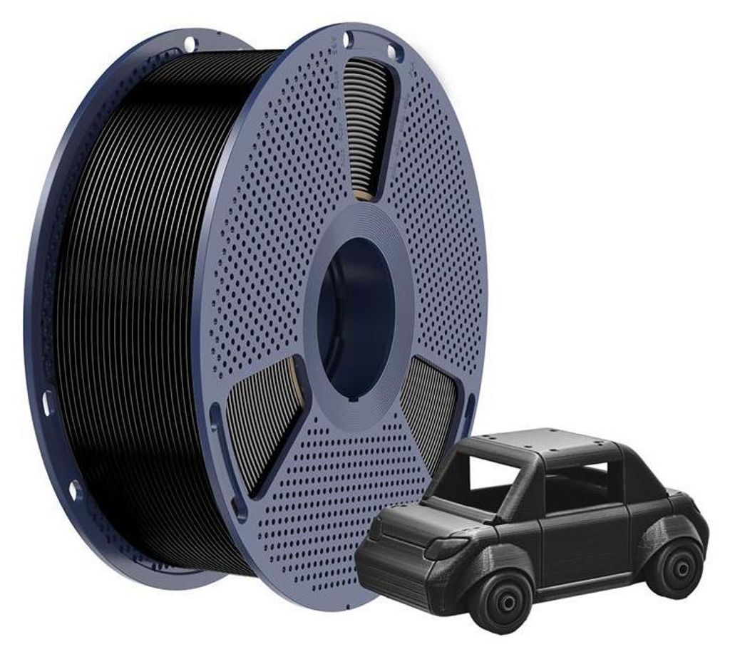 Sunlu PETG Filament, 1,75mm, 1kg - Farbton: Black