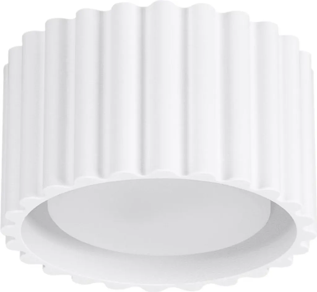 Sollux Lighting AURA 1 Bianca GX53: Plafoniera Minimalista Alluminio