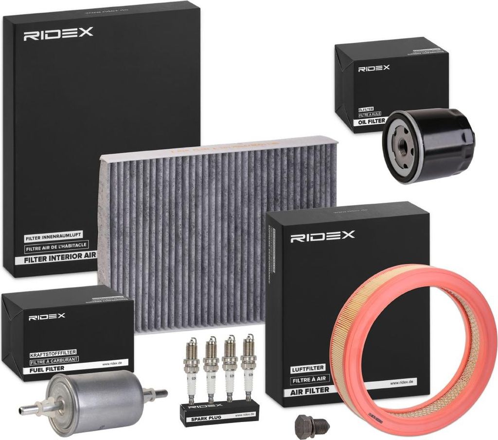 RIDEX Inspektionspaket Filterset für VW Lupo (6X1, 6E1)