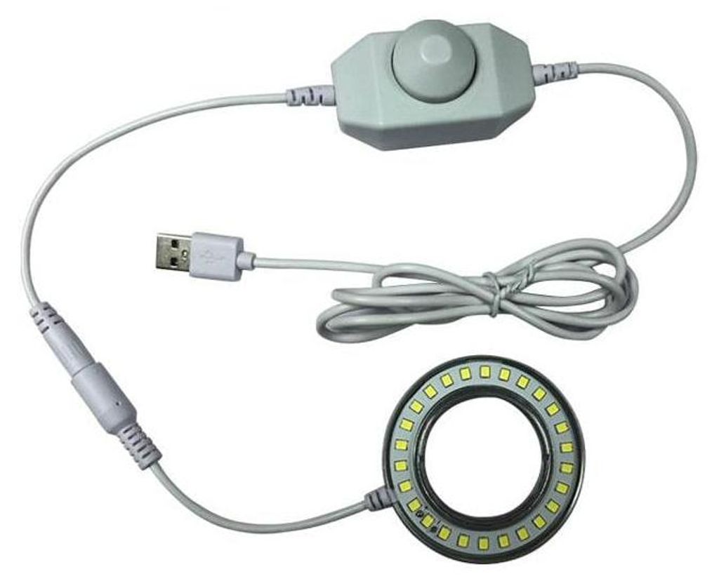 Lichtring für Mikroskop SANQTID Wylie WL 2050 LED USB-betrieben staubdicht