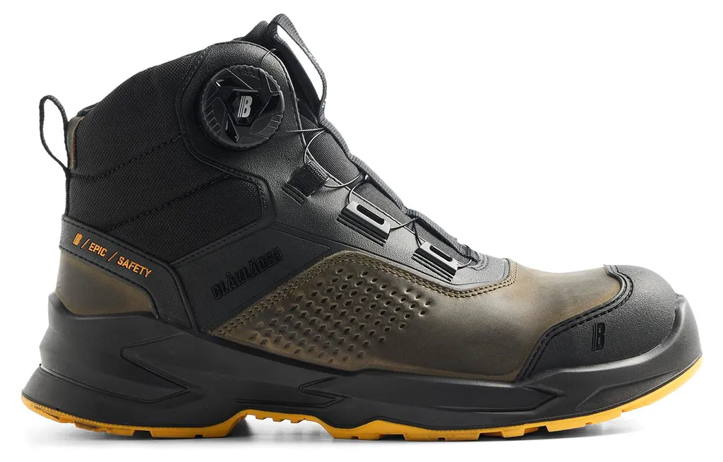 Bottes Blakläder EPIC S3S 2296 Vert Forêt 43 avec Semelle Anti-Glisse