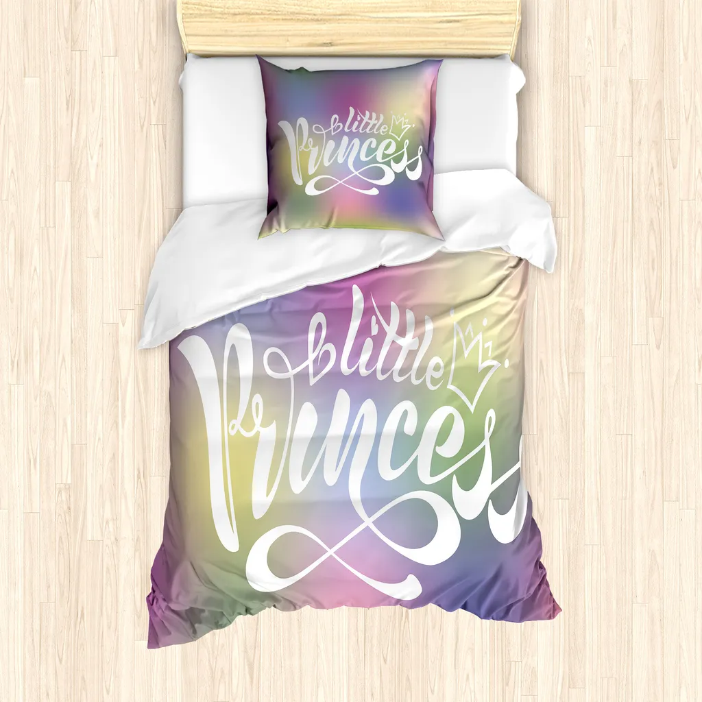 Set Copripiumino Ragazza ABAKUHAUS 135x200 Slogan Corona | Shop
