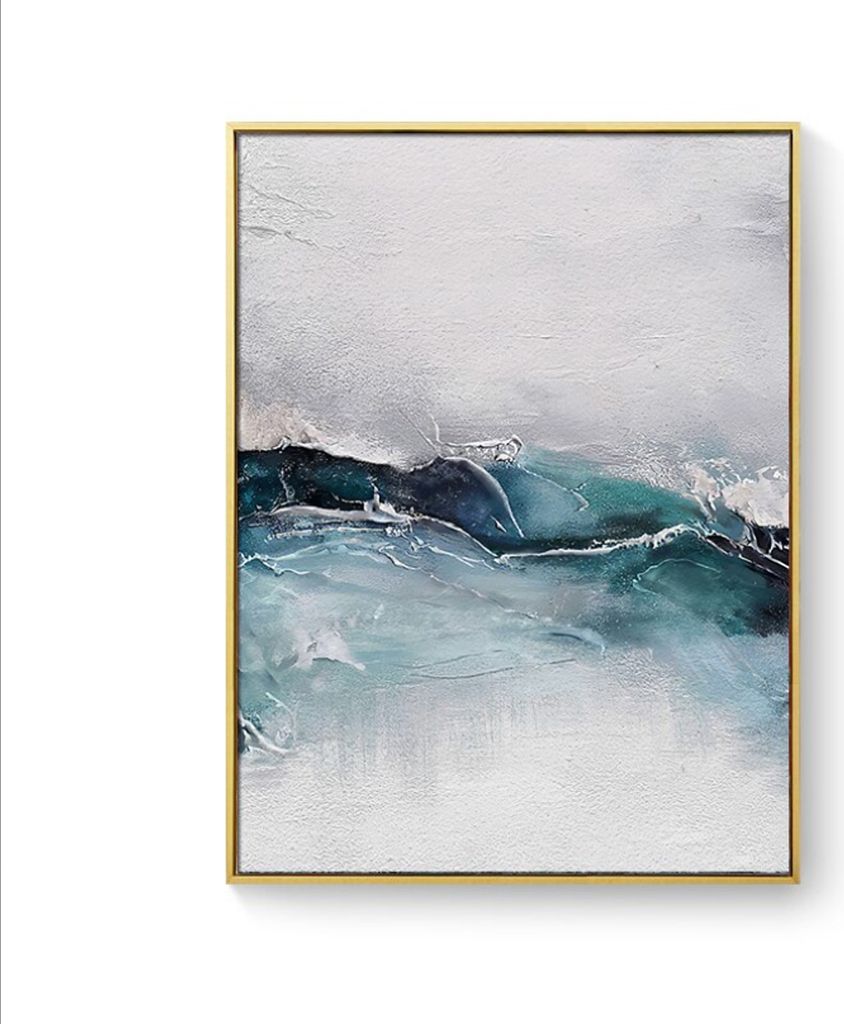TPFLiving Kunstdruck LW-63 (OHNE RAHMEN) Poster - Leinwand - Wandbild - Hochauflösender Giclée-Druck, langlebig und hochwertig - Nordic Art - Abs...