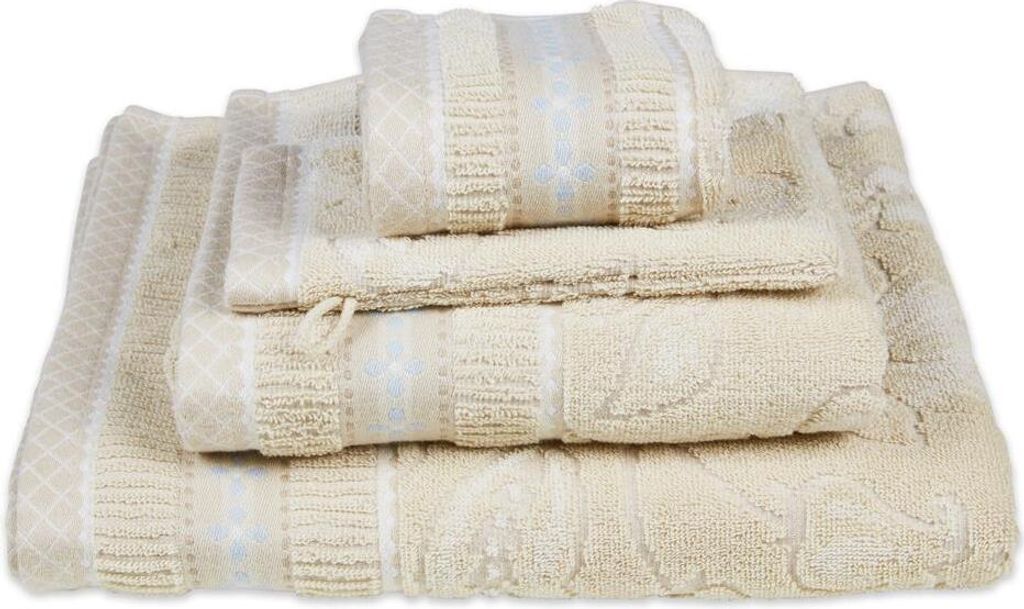 Pip Studio Handtuch 55x100 Sand | Jasmin Jacquard
