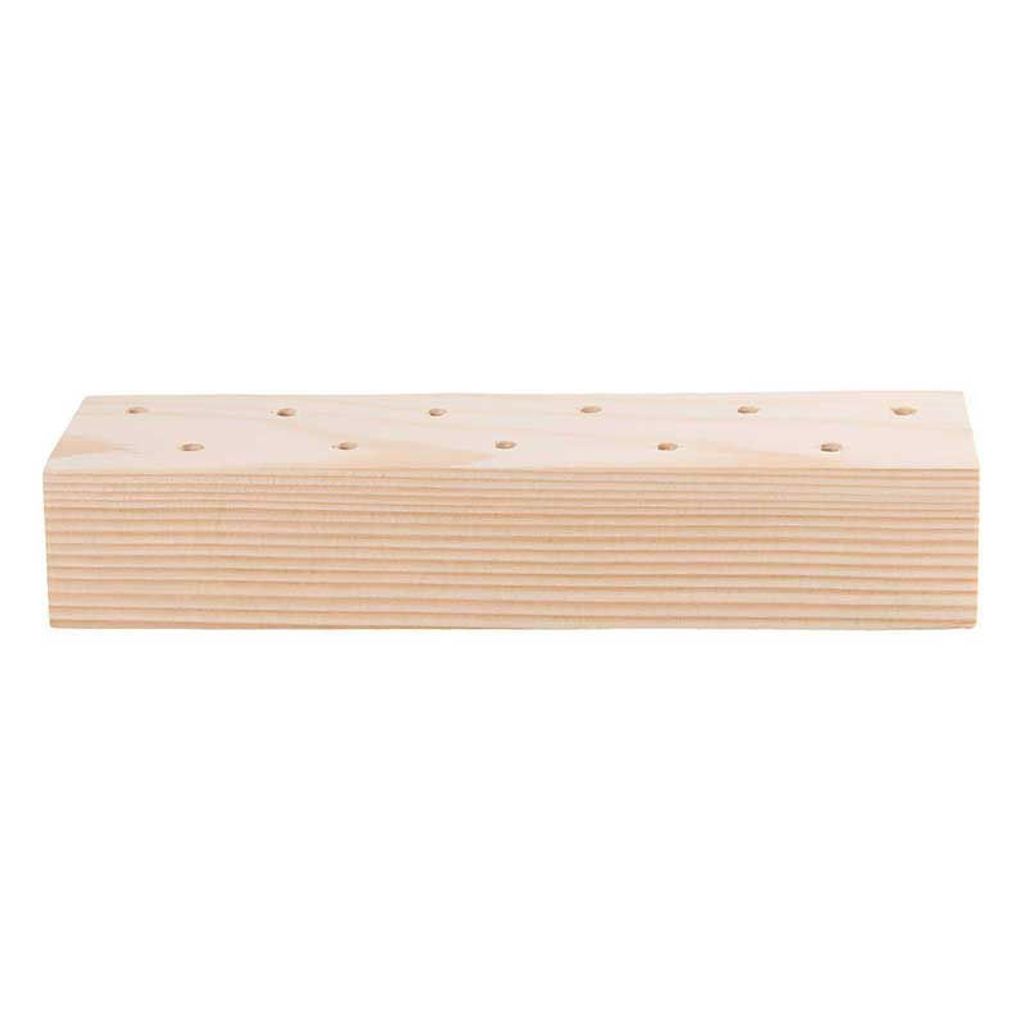 Rico Design Holzständer für Trockenblumen 21x4x5 cm Deko Display Halterung