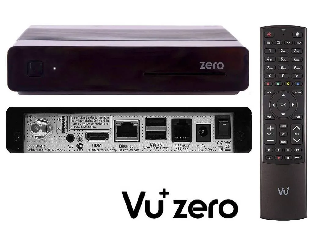 Vu+ ZERO Satellite Full HD Nero Decoder Linux Enigma2 Originale - 9