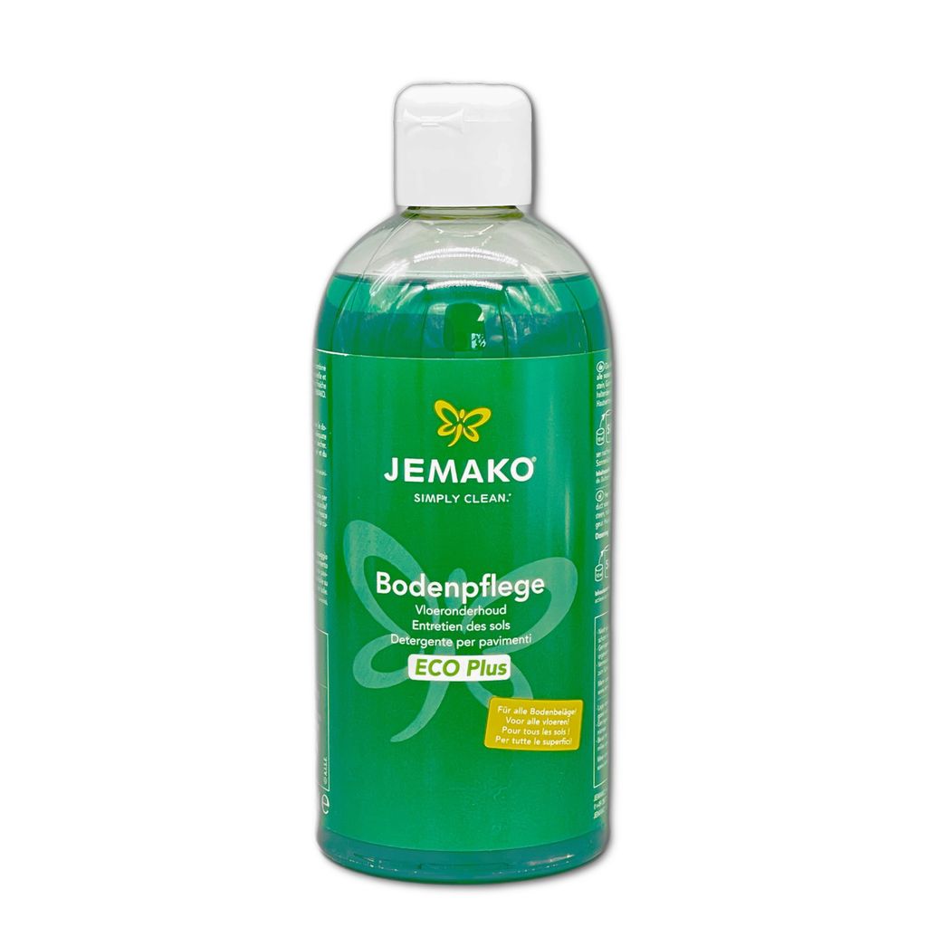 Jemako Bodenpflege 500ml für alle wasserbeständigen Bodenbeläge wie Marmor Linoleum PVC Fliesen Laminat lackiertes Parkett