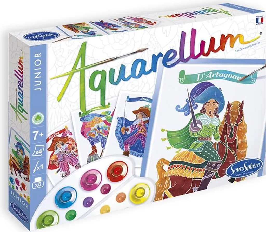 Activité Peinture Enfant Aquarellum Junior Coffret Cadeau Créatif DIY