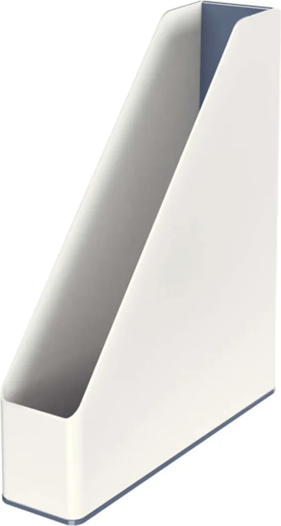 Porte-revues de Bureau Leitz WOW 53621001 Blanc/Gris - Bureau Organisé