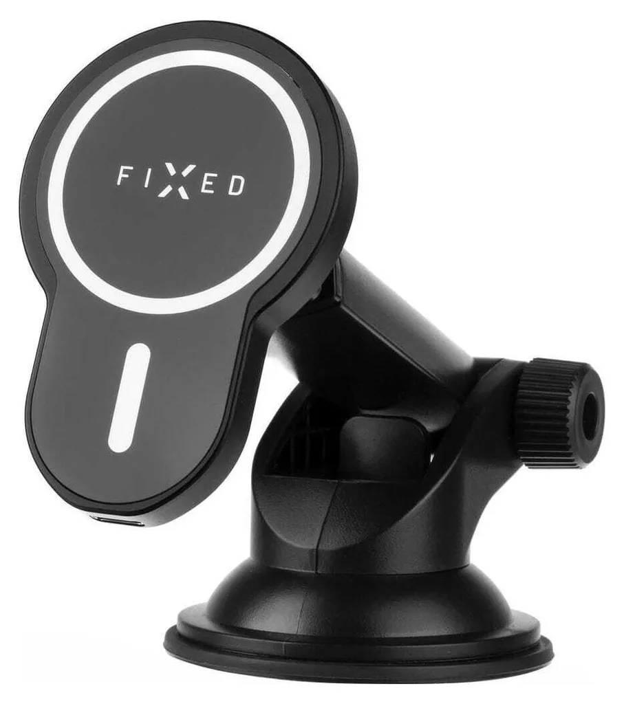 FIXED MagClick XL Support Voiture Magnétique pour iPhone 14 13 12 Noir