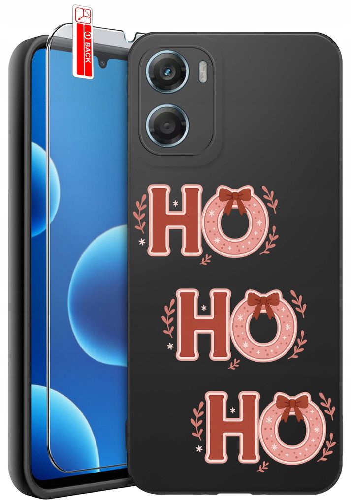 Hülle für Motorola G06 | G06 Power-Designs | Mattes Silikon-Case + 9H-Glas