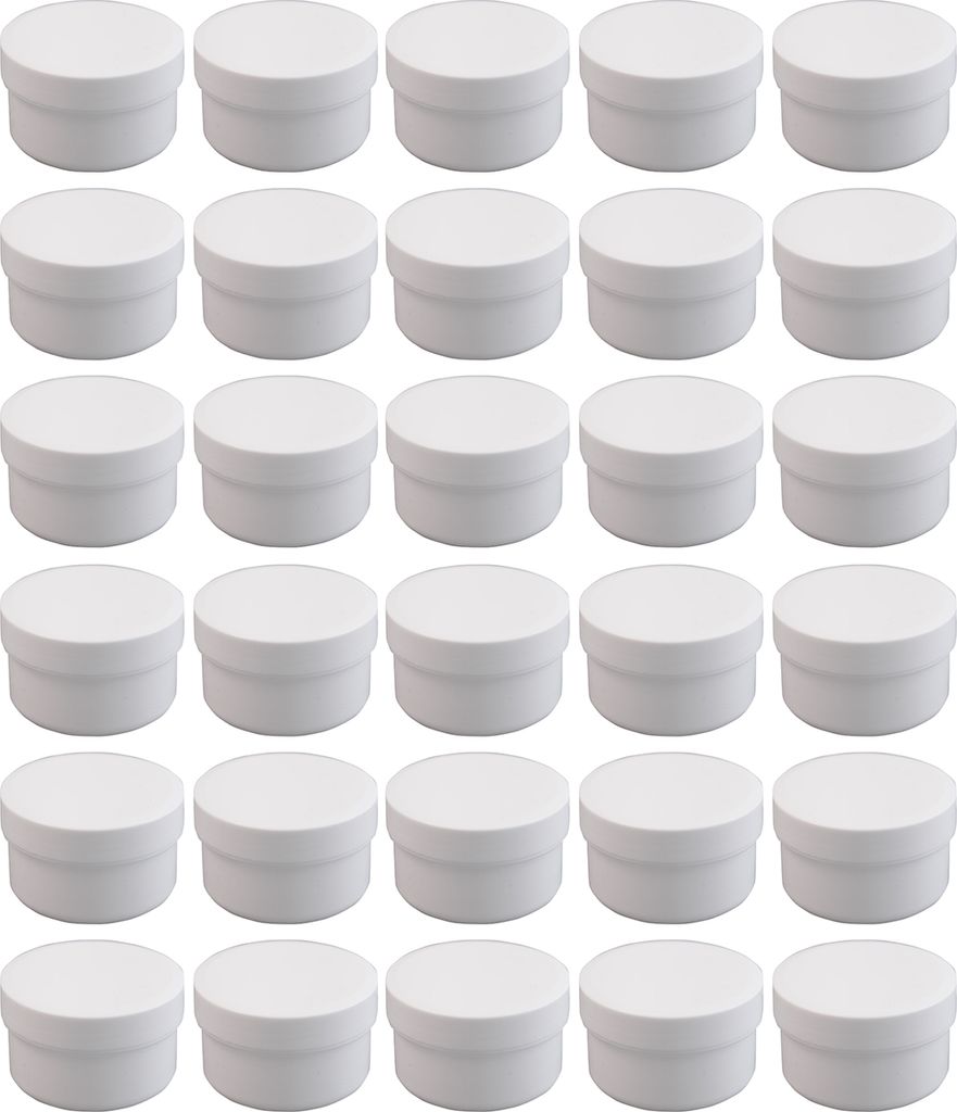 30 Salbendöschen 60ml flach - hergestellt in Deutschland Produktbild 