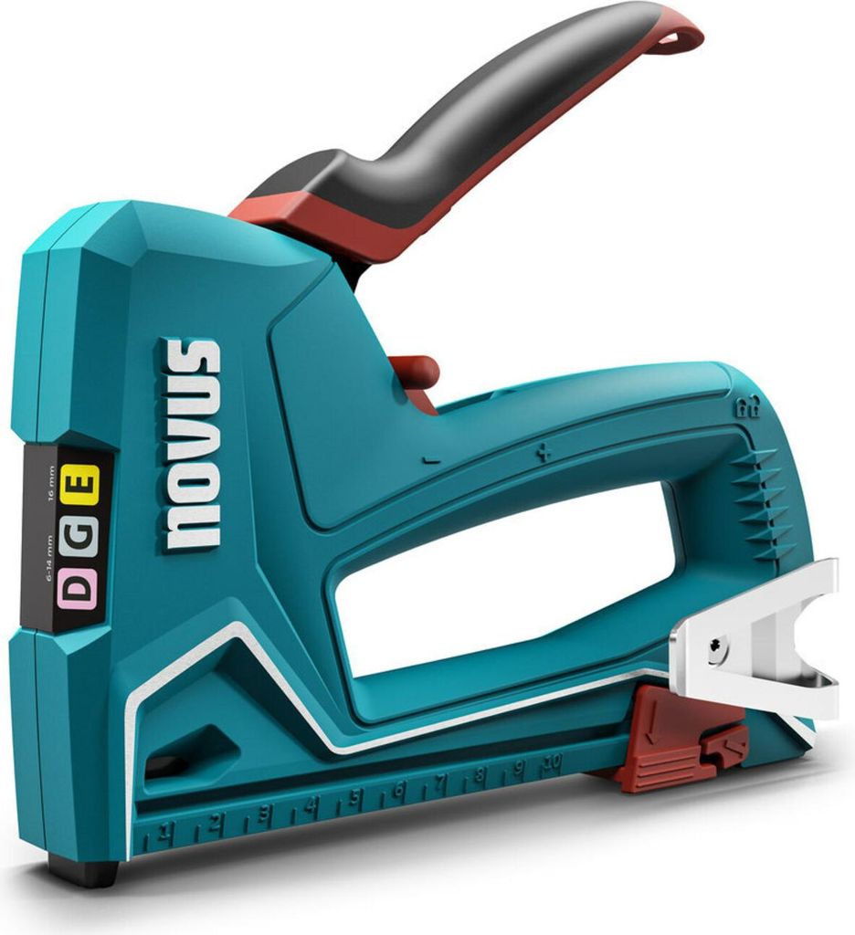 Novus Handtacker J-51 für Flachdrahtklammern bis 14 mm und Nägel bis 16 mm