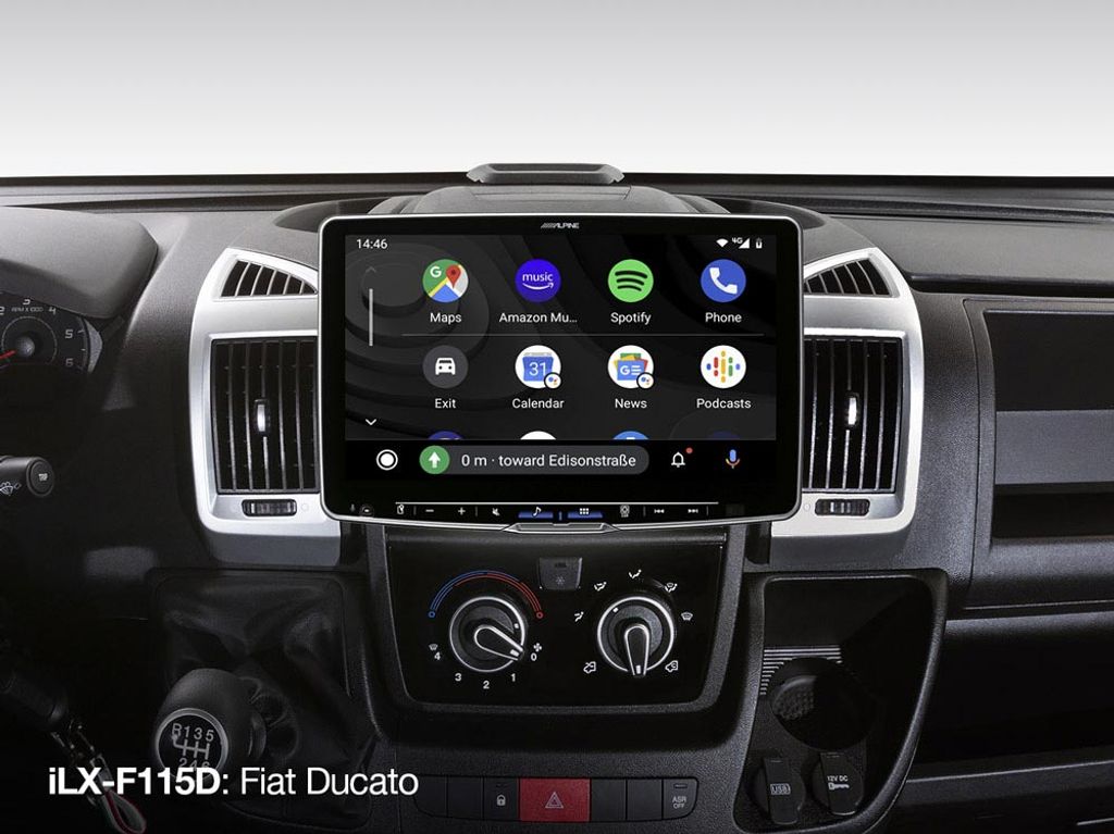 Alpine - iLX-F905D Autoradio mit 9-Zoll Touchscreen, DAB+, 1-DIN-Einbaugehäuse,  Apple CarPlay Wireless und Android Auto Unterstützung