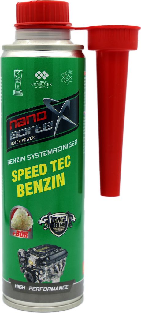 NanoBorTeX Motor-Power Benzin Additiv Systemreiniger mit BOR Benzinzusatz BORON DAS ORIGINAL !