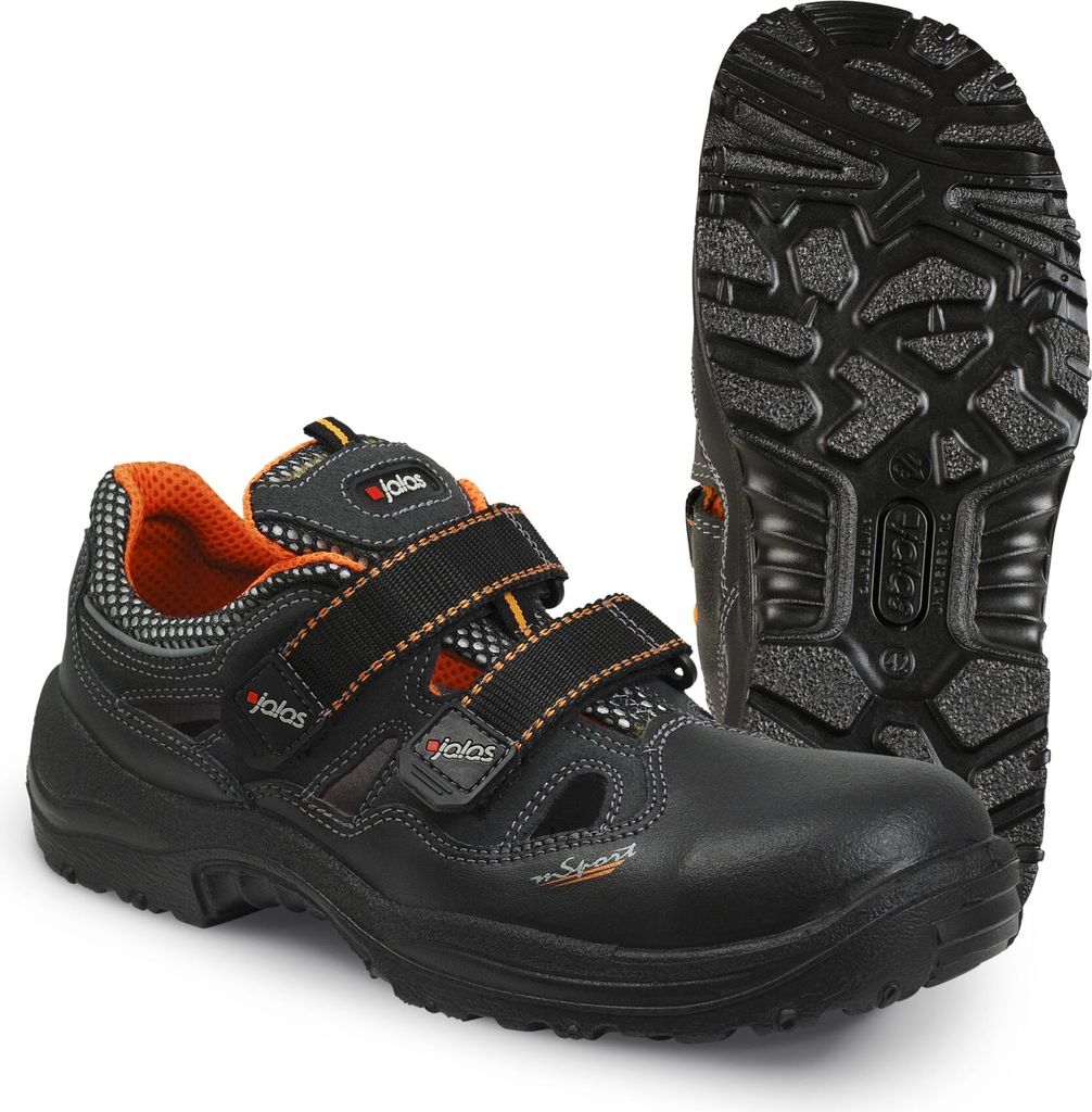 Sicherheitssandale JALAS 3400A MONZA SPORT | 1 Paar schwarz, S1 SRC, Gr. 38