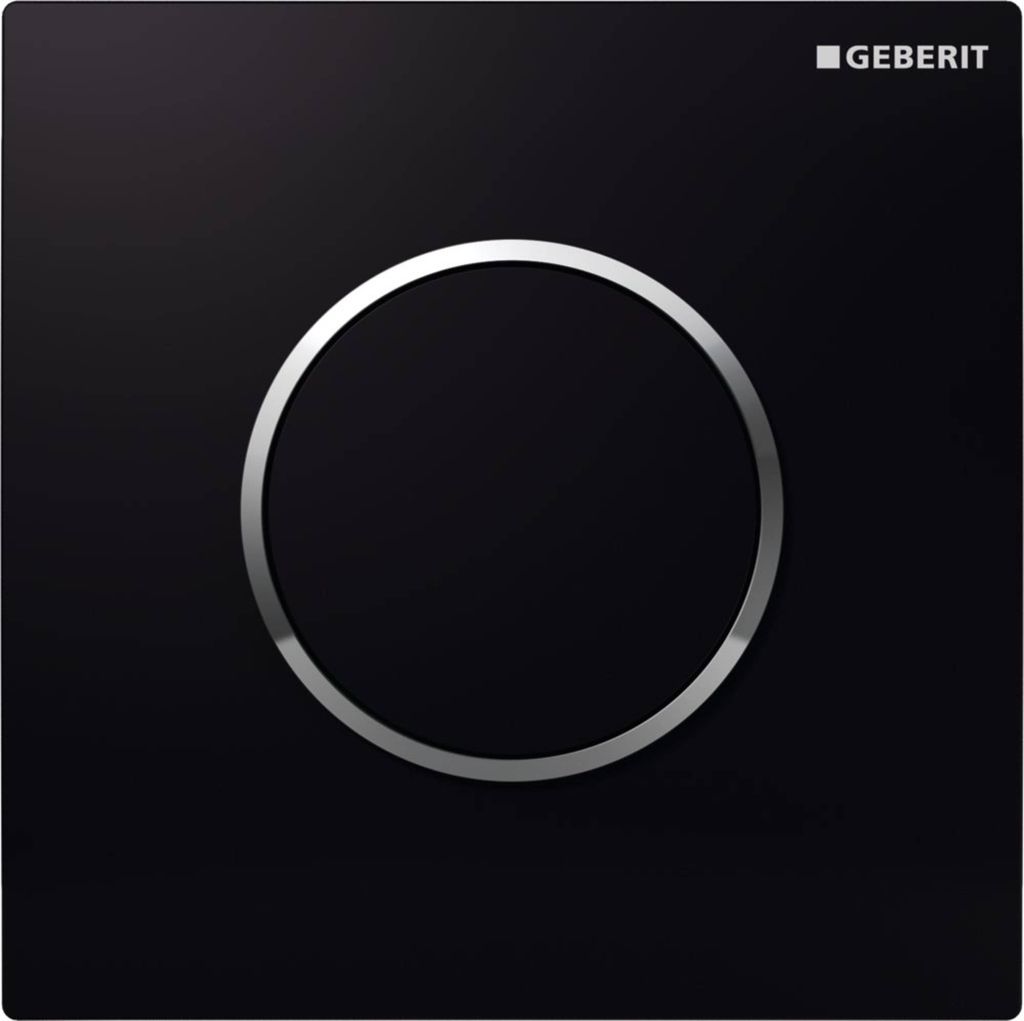 Geberit,manuelle pour urinoir HyTouch Des. Sigma10 noir / Image du produit 