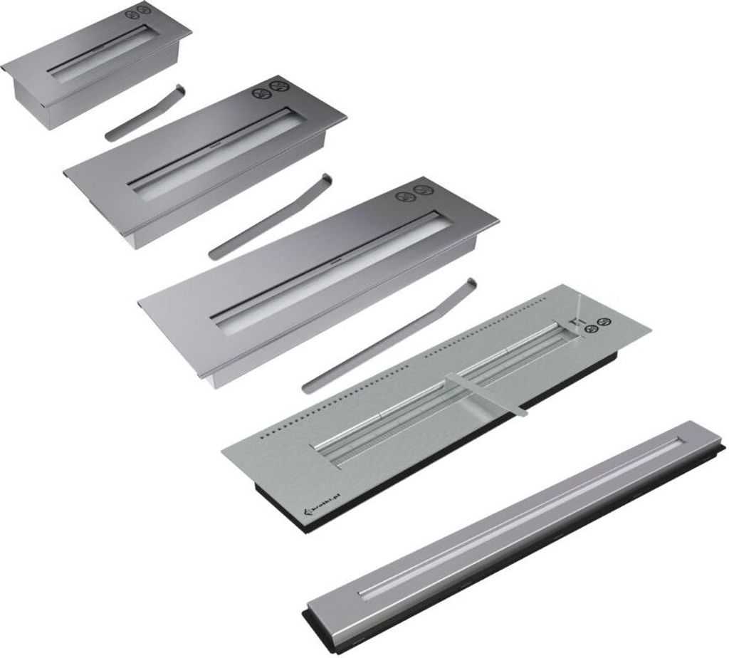 Brennkammer Edelstahl für Ethanol Bioethanol verschiedene Größen Kamin : 0,3