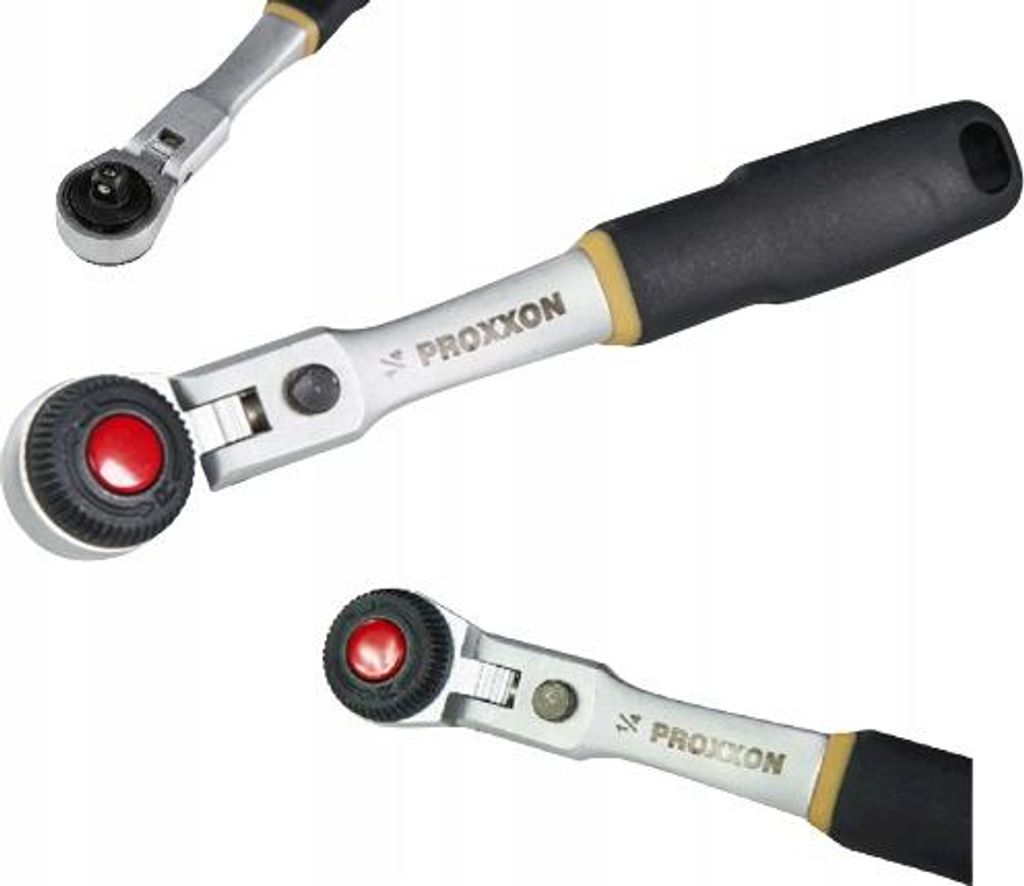 Proxxon 23074 Standard-Ratsche mit flexiblem Kopf Antrieb Produktbild 