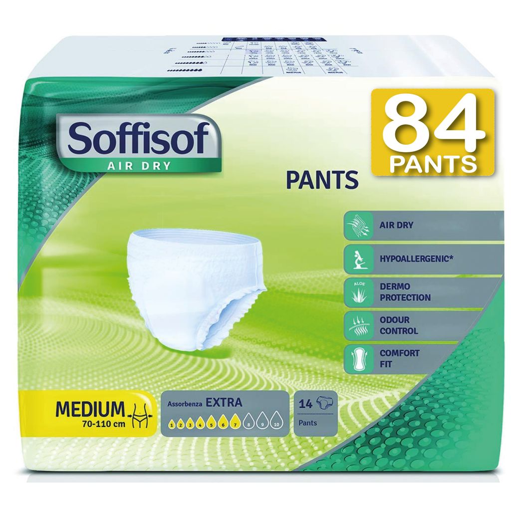 Soffisof Pants Extra taglia M - 84 pannolini per adulti - Immagine del prodotto 
