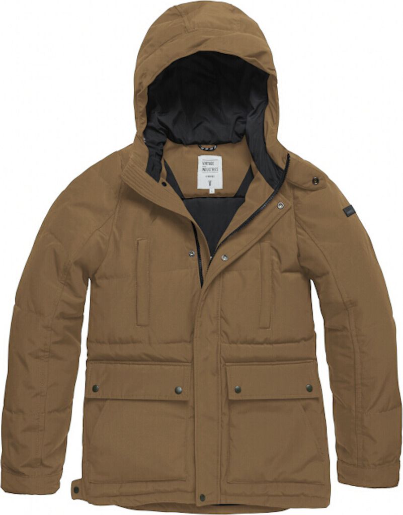Vintage Industries Milo Parka, braun, L