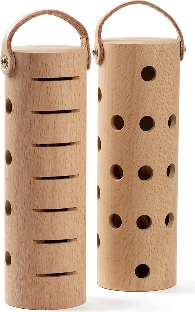 Shaker en Bois VOLT Percussion Rythmique pour Éveil Musical et Scolaire