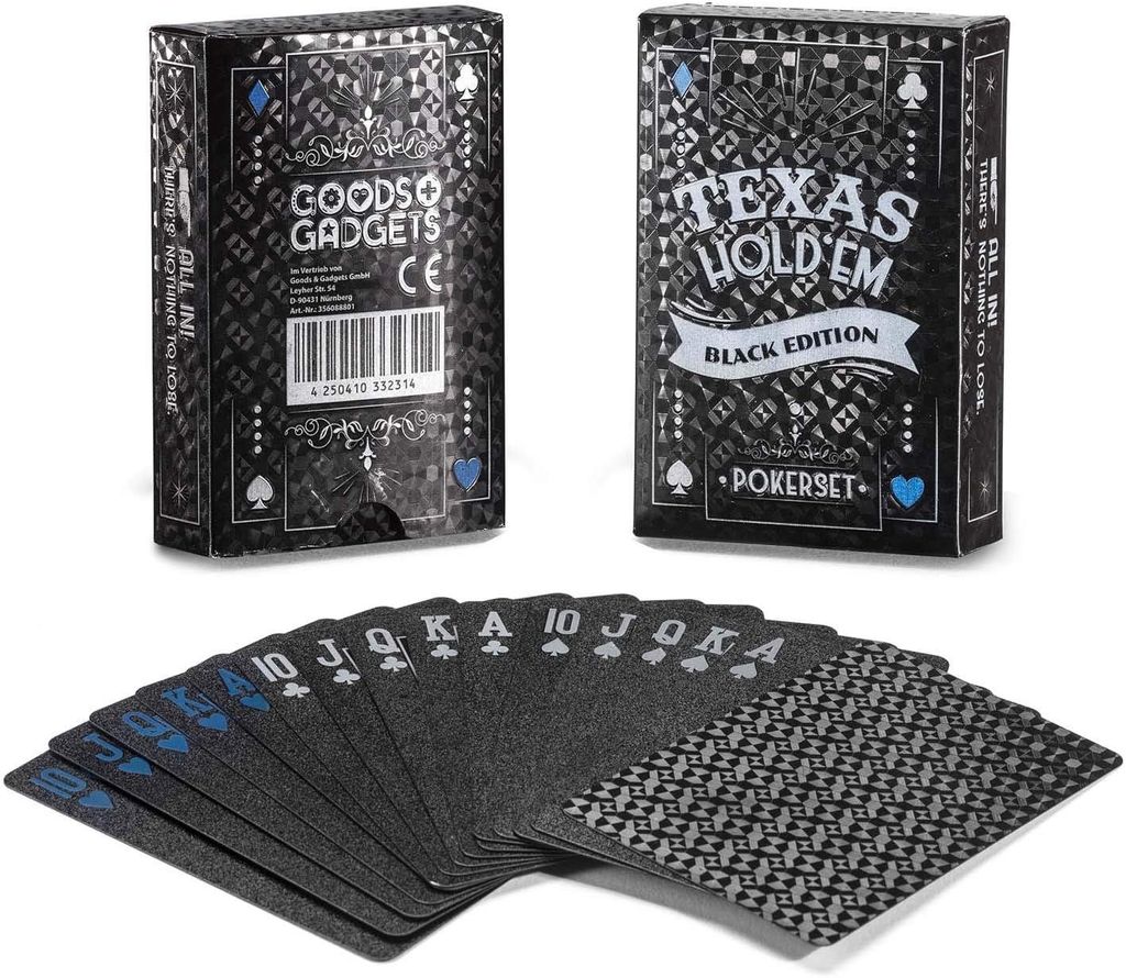 Premium Pokerkarten Deluxe | 100% Kunststoff Spielkarten | Produktbild 