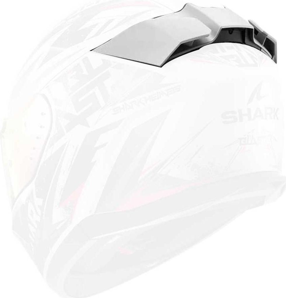 Shark Skwal I3/d-skwal 3 Large Shell Hintere Belüftungsöffnung Des Helms Durchsichtig Durchsichtig One Size