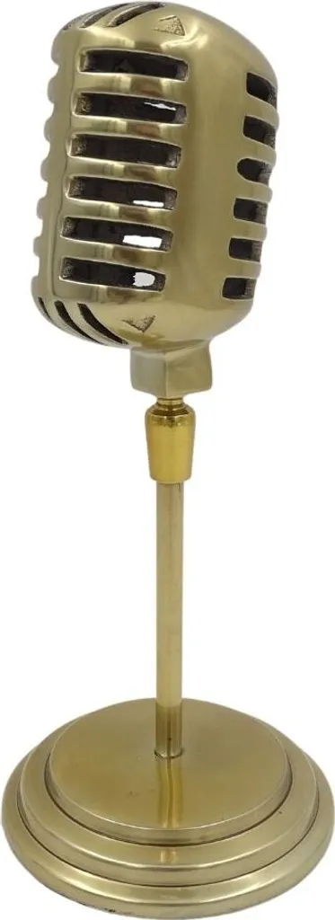 Décoration Bureau Musicien Microphone Rétro Madrid Magnificence 92715B