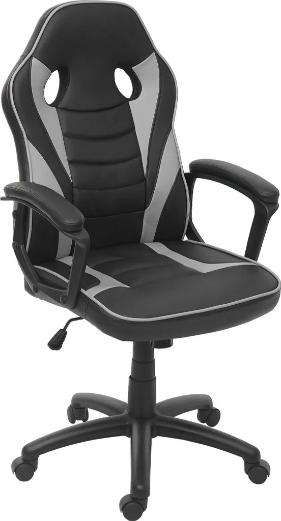 Dites adieu au mal de dos avec la chaise Racing HWC-F59 pivotante en similicuir