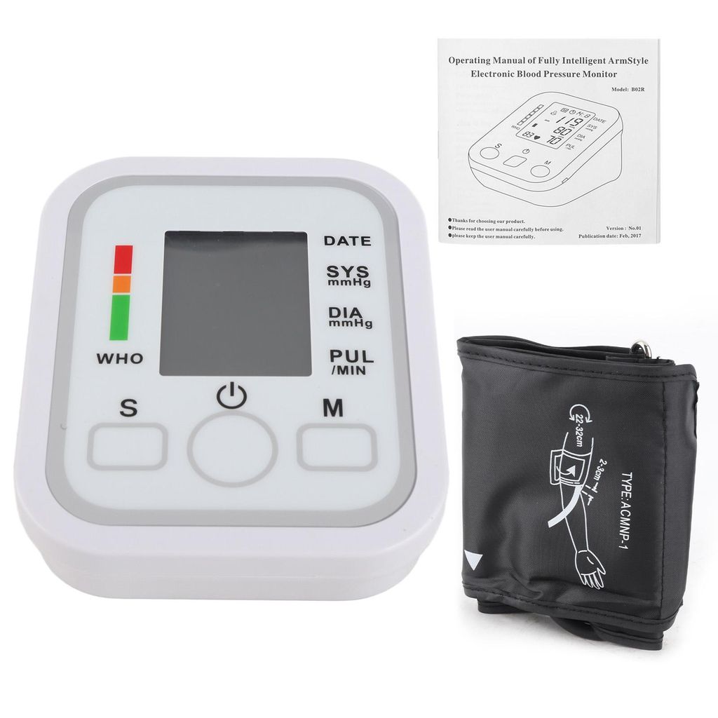 Měřič krevního tlaku, LCD displej, přesné měření, přenosný Obrázek produktu 