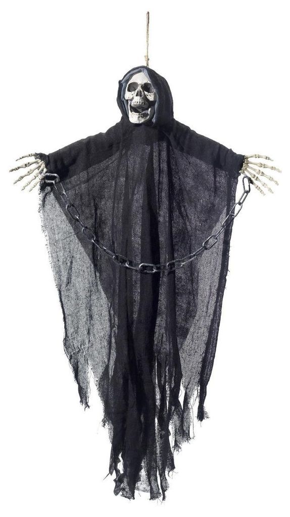 Smiffys - Grim Reaper - Ophangbare decoratie SM639 (one Productafbeelding 