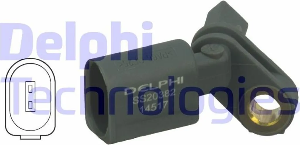 Sensore ABS Ruota Delphi SS20382 per VW Lupo e Audi A2 - Montaggio Facile
